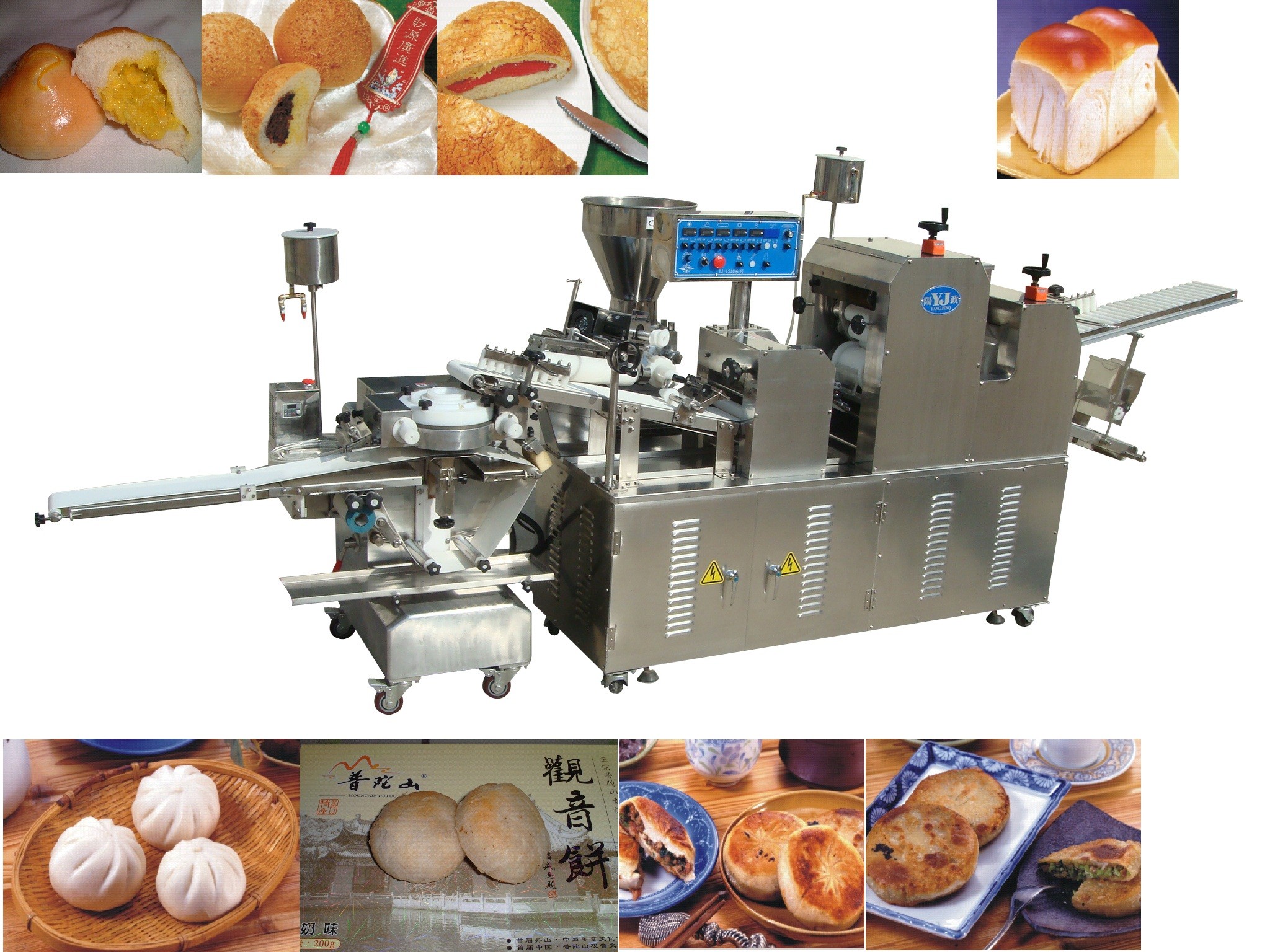 Mudah 20L operasi + 28L + 5L Hopper Kapasitas Ghotab Encrusting Mesin untuk Ginger Bread