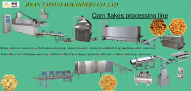 Full Automatic Sarapan Sereal / Corn Flakes Membuat Mesin