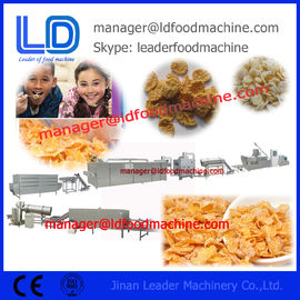 Extruded Sarapan Sereal Corn Flakes pembuatan Mesin 500kg / h