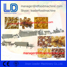 Extruded Sarapan Sereal Corn Flakes pembuatan Mesin 500kg / h