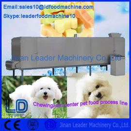380V 50Hz Mengunyah Jam Pusat Pet Food Processing Baris Food Grade
