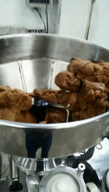 Mengisi tunggal encrusting Mesin untuk Powder Mochi, Dough Tunggal Mesin Press