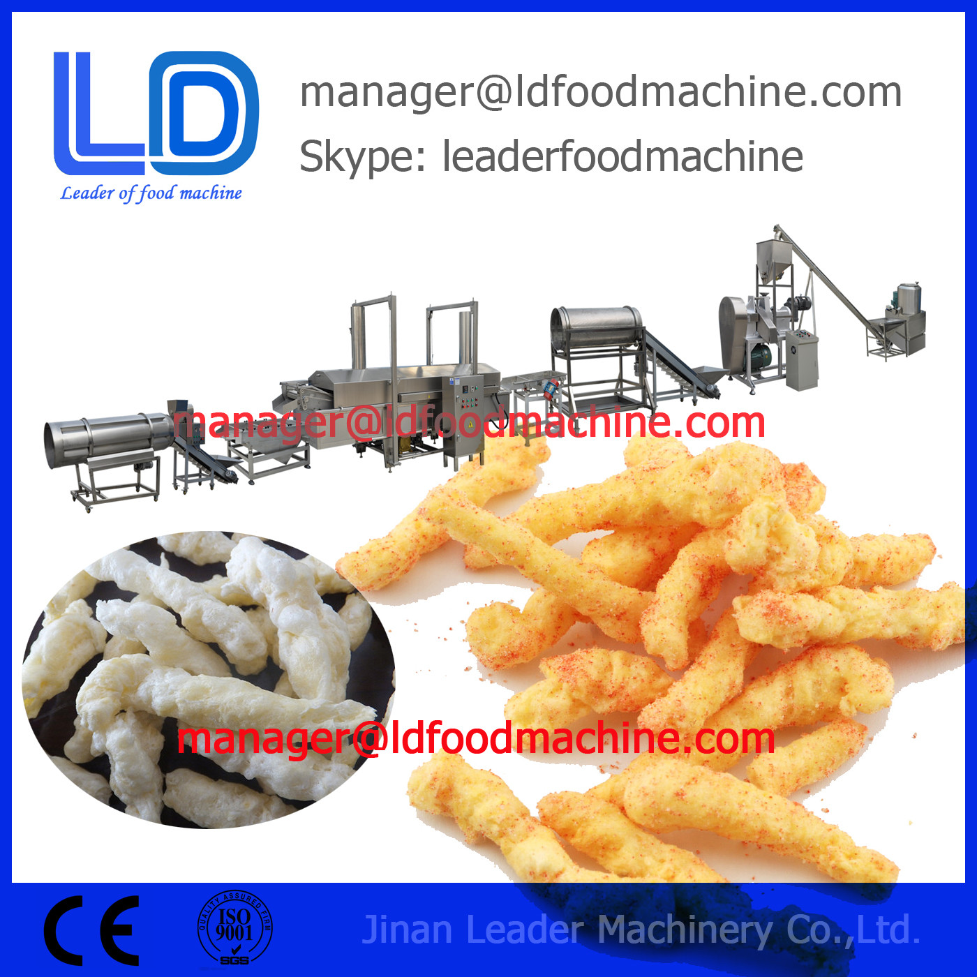 Otomatis Rotary Kurkure Membuat Mesin, Jagung Chips Membuat Mesin