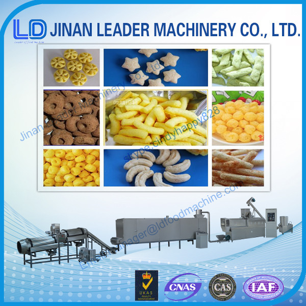 Extruder Beras Puff menggembungkan Snacks Membuat Mesin Stainless Steel